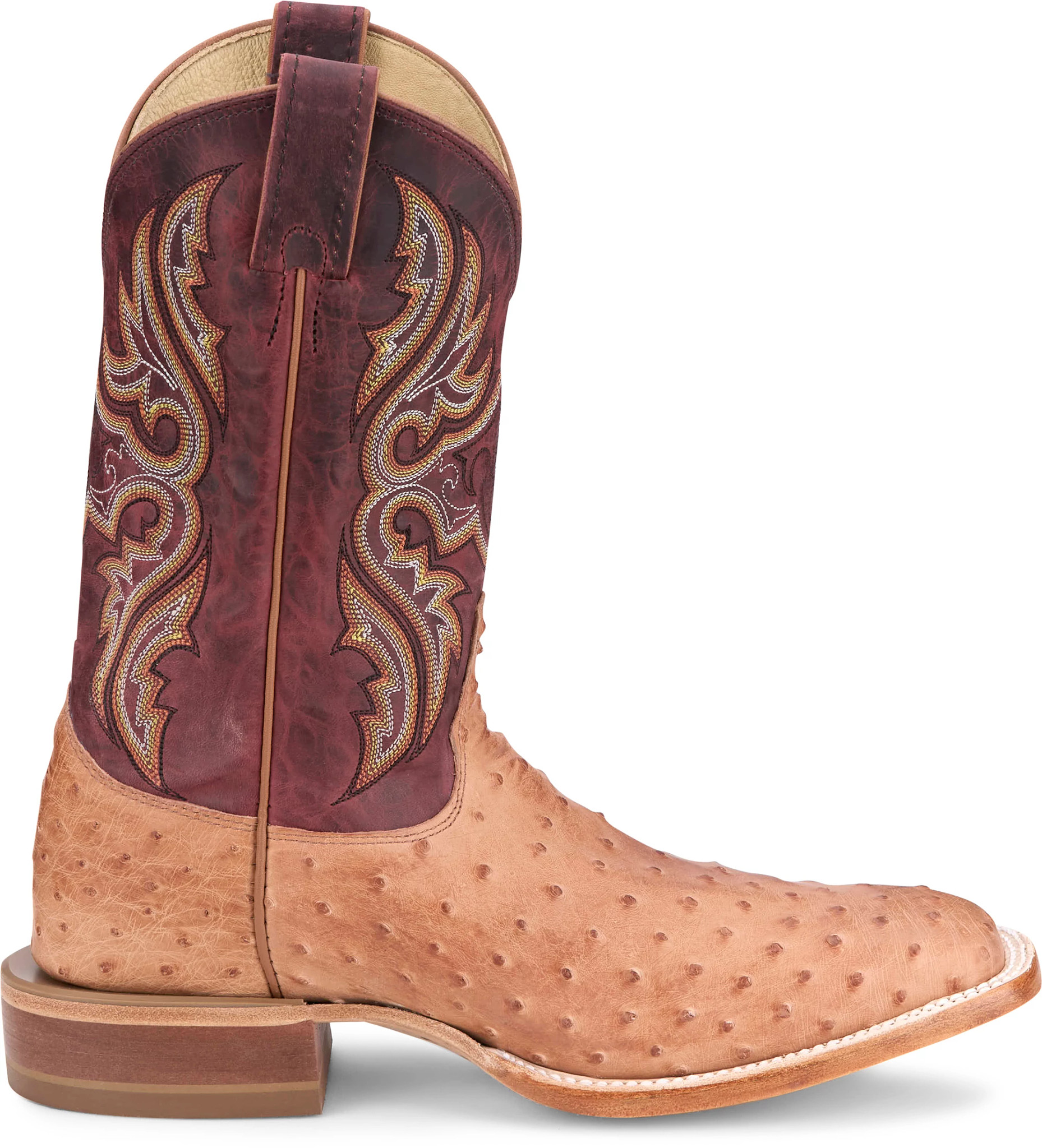 Moseley 11 Full Quill Ostrich Justin Boots