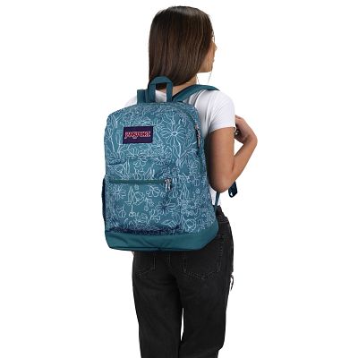 jansport backpack tropical denim SuperBreak Plus Featuring a suede leather bottom for extra durability Jansport Right Pack Blue Wash