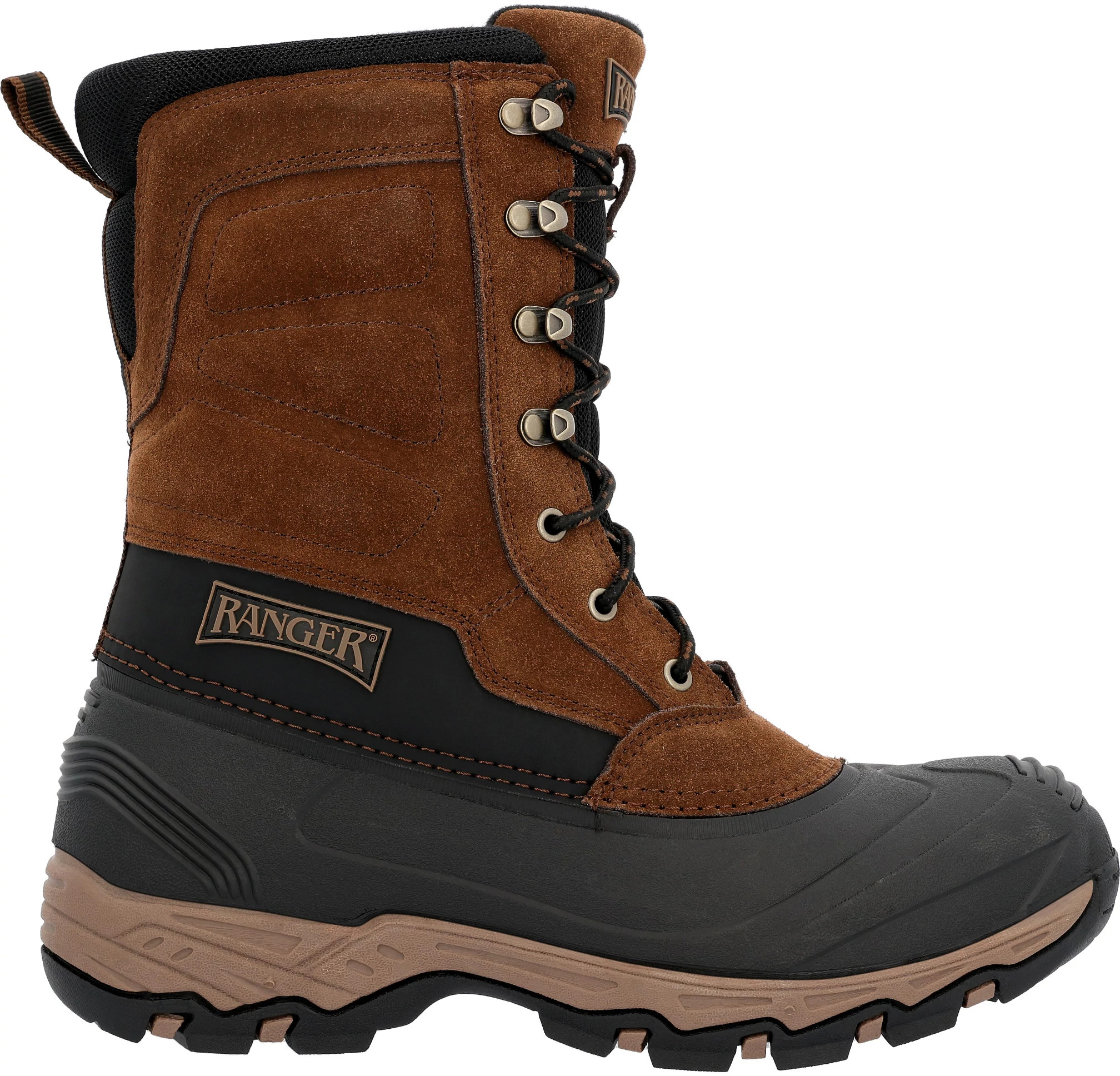 Men's Rocky Ranger Waterproof Fleece Lined Glacier Evo shown in Brown (Brown)
