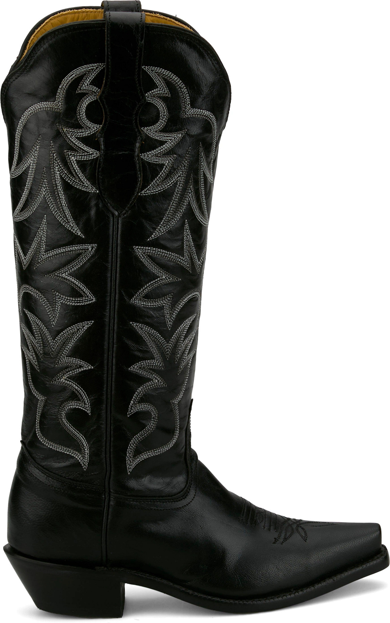 Women's Tony Lama Deloney 15" Western shown in Black (Black)