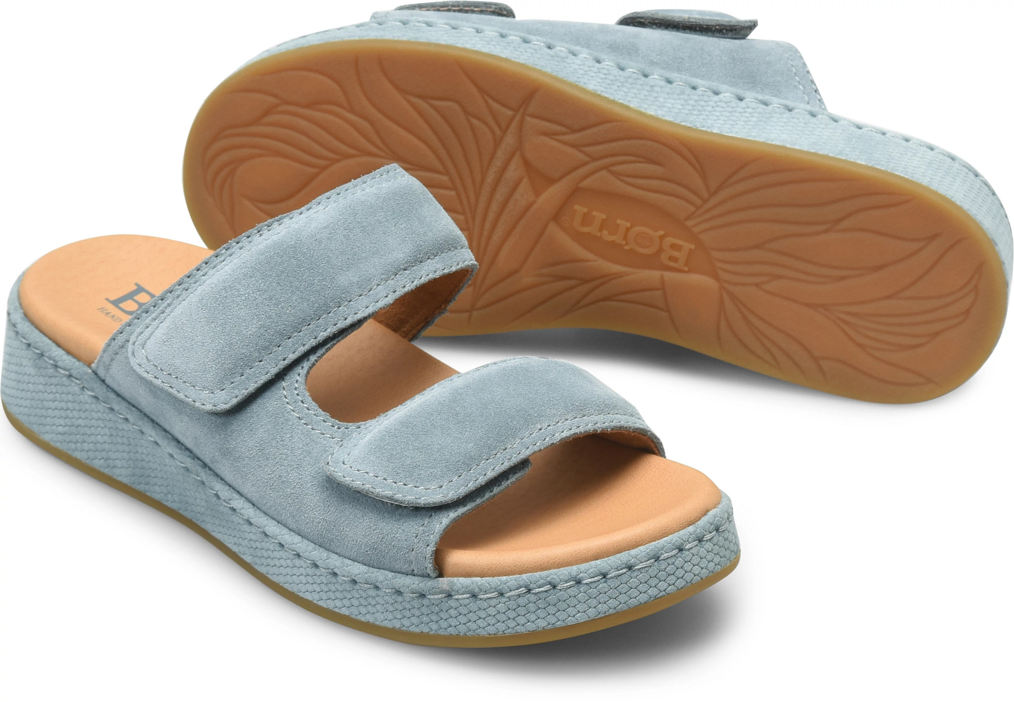 Vivian shown in Light Blue Suede (Blue)