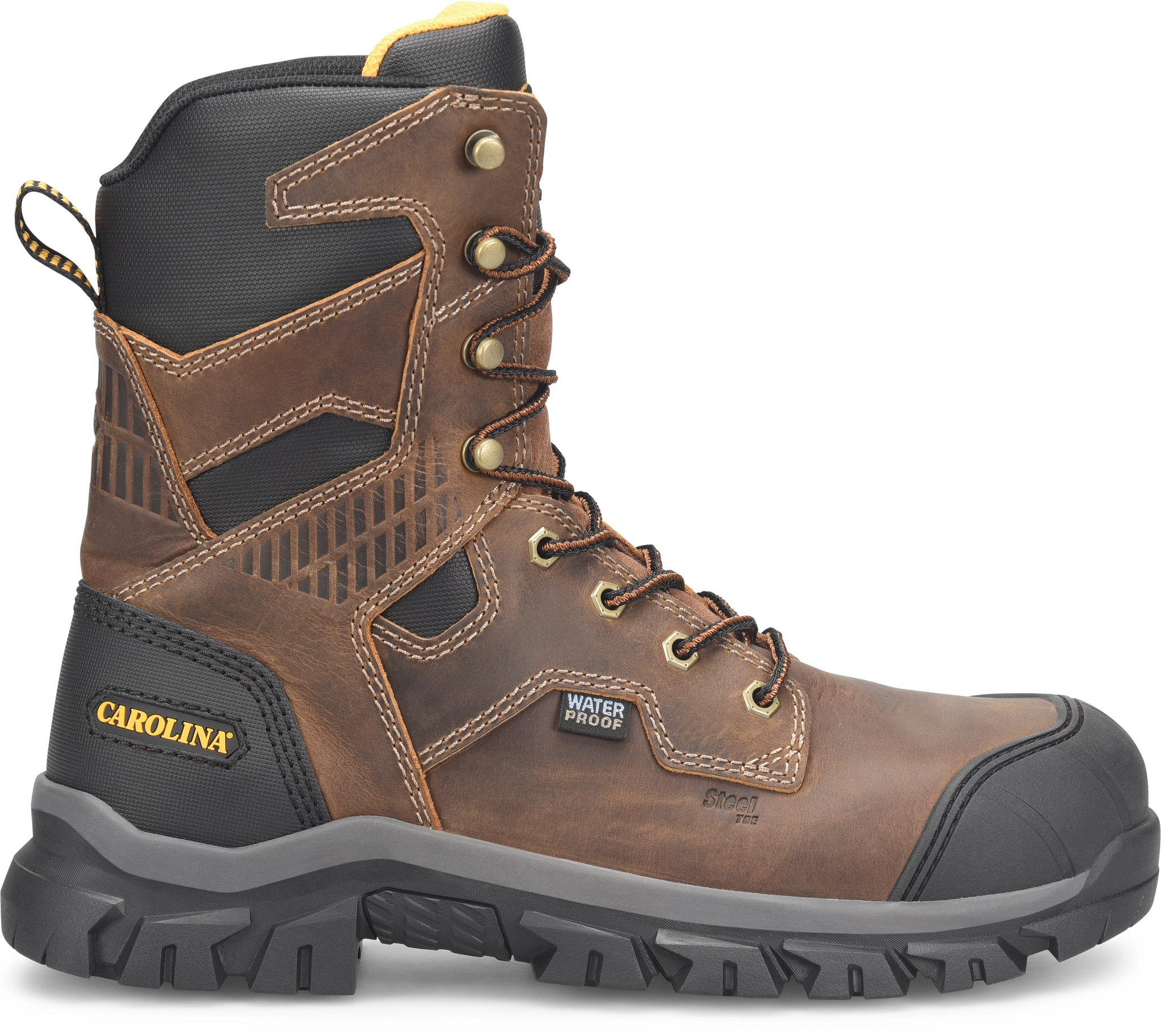 Falcon 8 Waterproof Steel Toe Work Boot Carolina Shoe