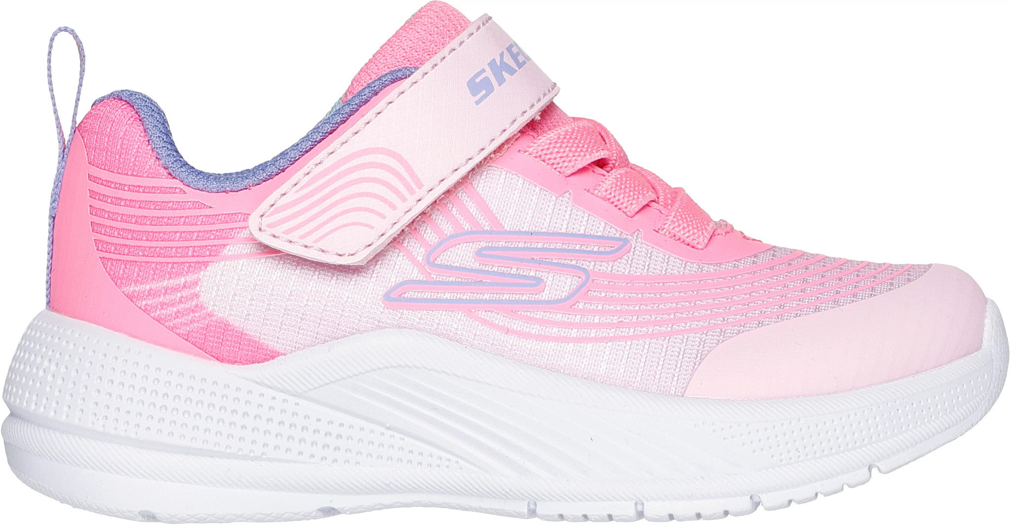 Toddler Girl's Skechers Microspec Advance shown in Pink (Pink)