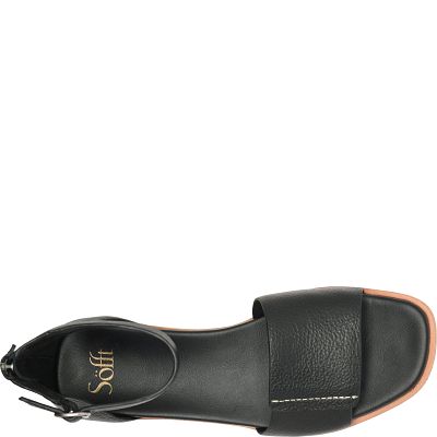 Sofft Women's 'Reyna' Flat Sandals in Black (US Size 8.5) Sofft Women's 'Reyna' Flat Sandals in Black (US Size 8.5)