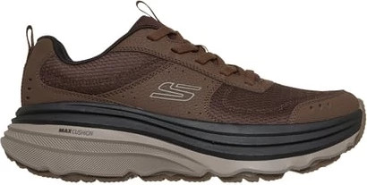 Men's Skechers Max Cushioning Zirrus Lace Up Runner shown in Brown (Brown)