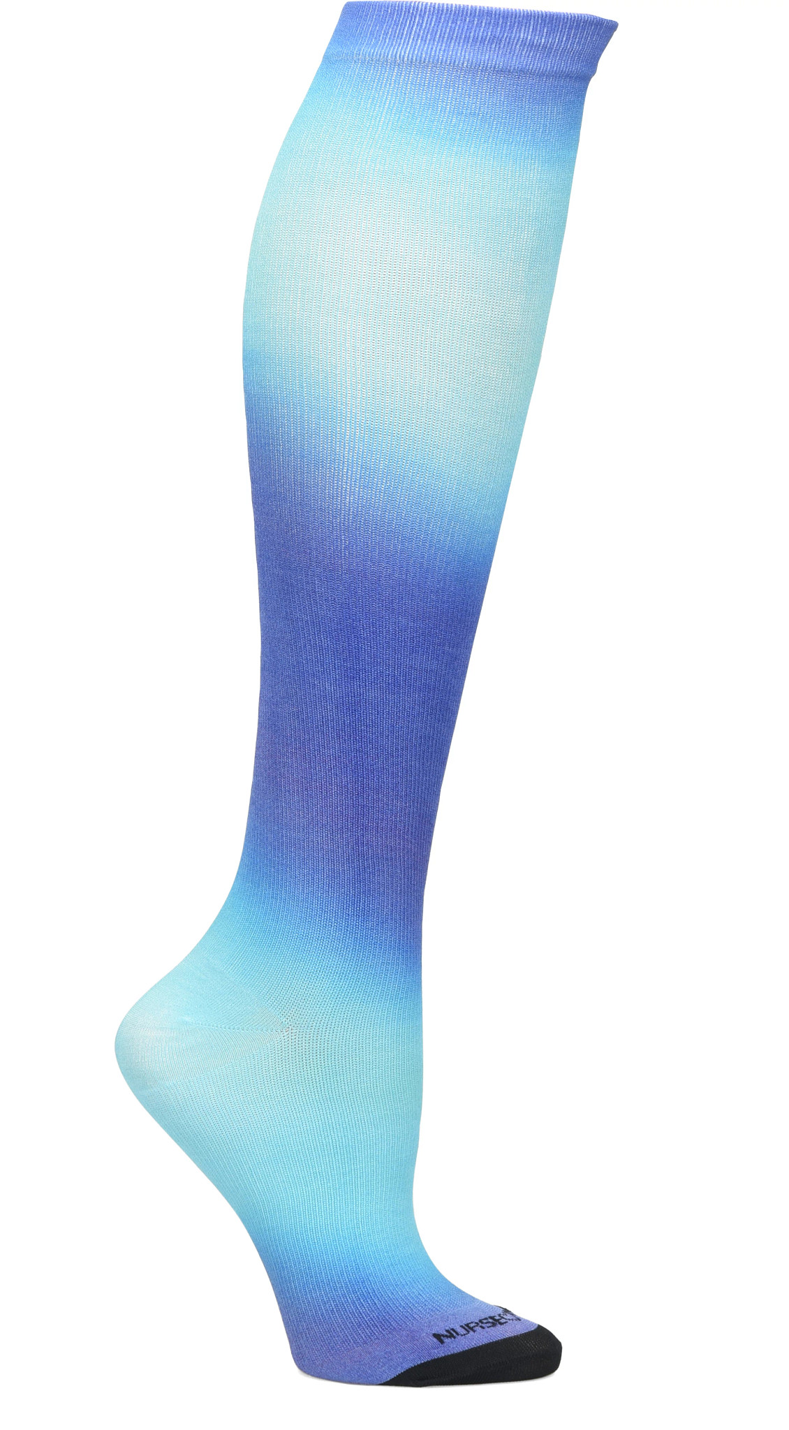 Compression Socks 360 shown in Aurora Lights (Blue)
