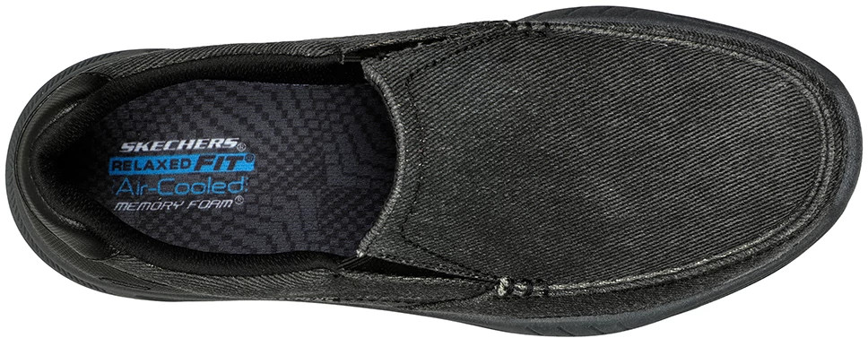 Skechers relaxed fit memory foam mens air cooled online