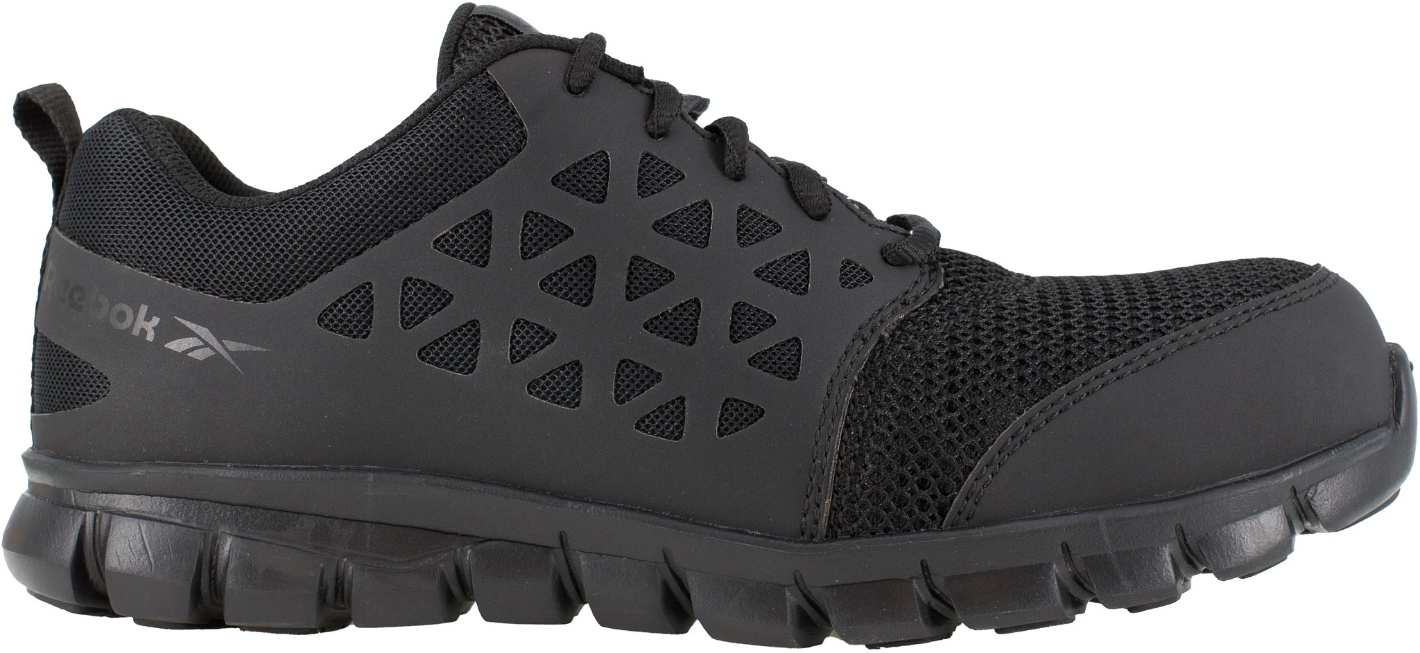Men's Reebok Work Composite Toe Sd Sr Sublite shown in Black (Black)