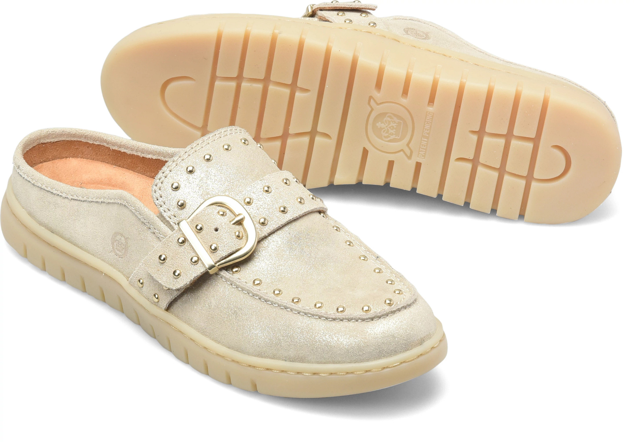 Alora Stud shown in Champagne Metallic (Metallic)