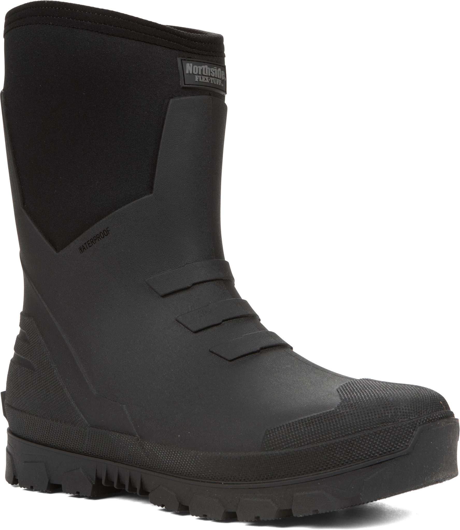 Northside Men s Cougar Creek Waterproof Work Boots Black Size 9 Rubber