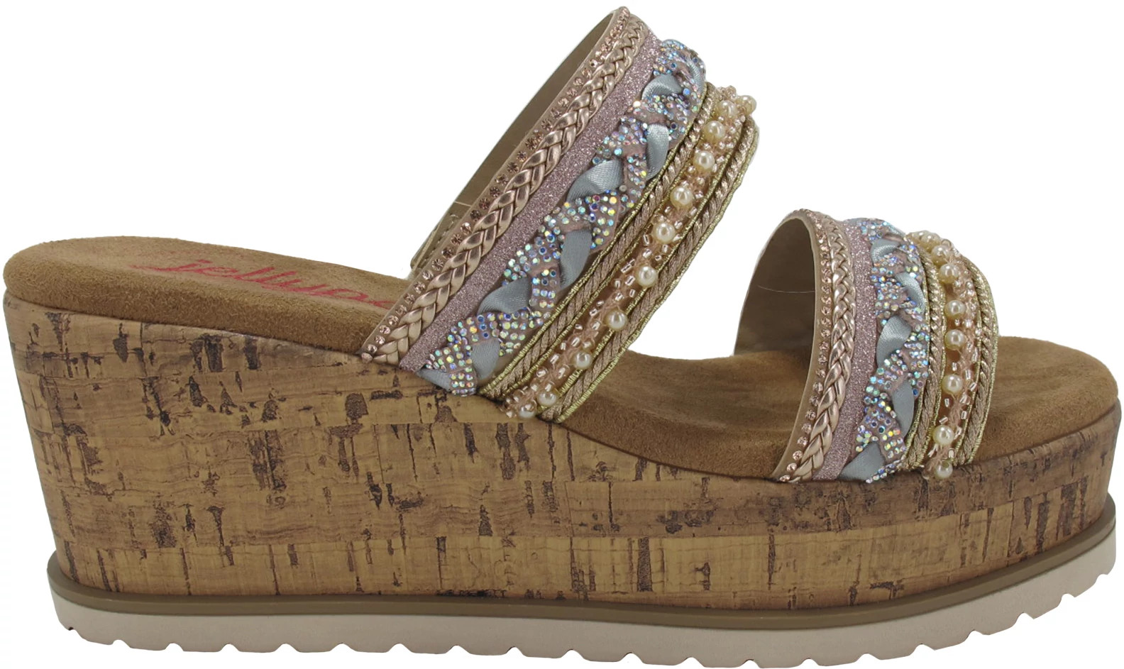 Women's Jellypop Sarita shown in Gold/Mauve/Blue Multi (Brown)