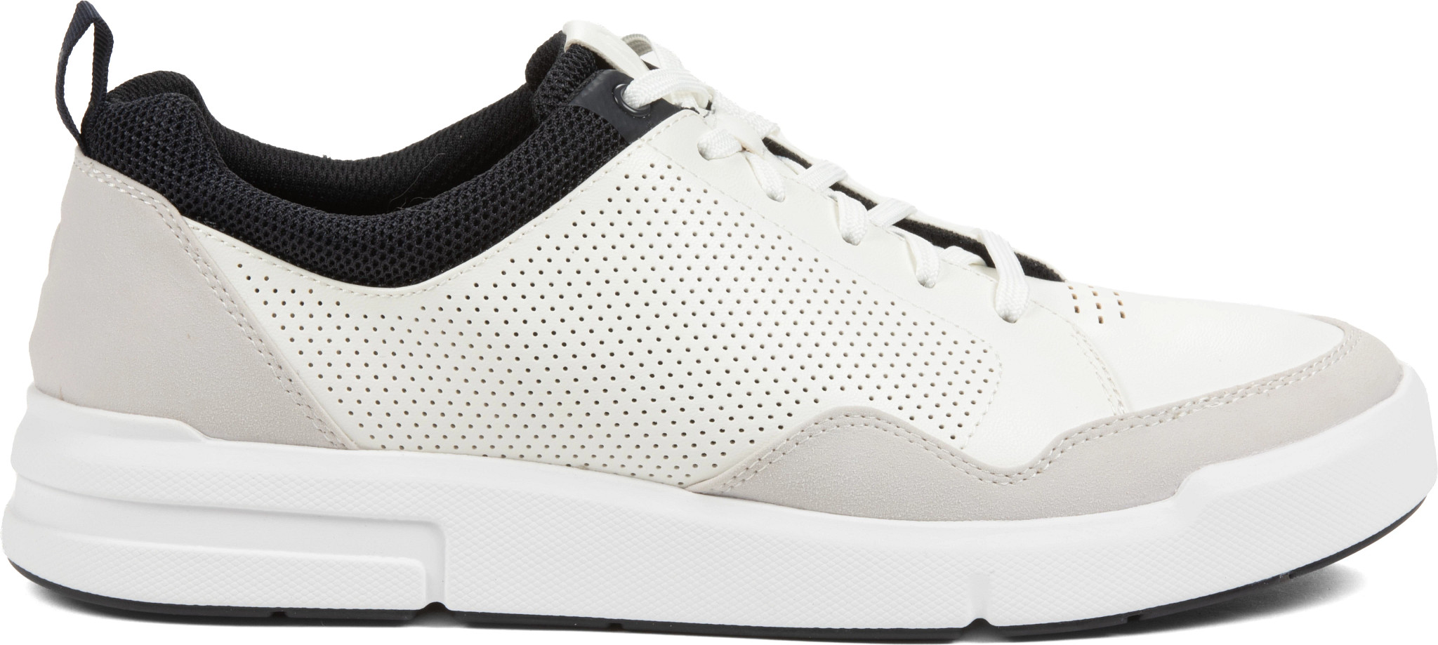 Men's Nunn Bush Kore City Rally Moc Toe Oxford White shown in White (White)