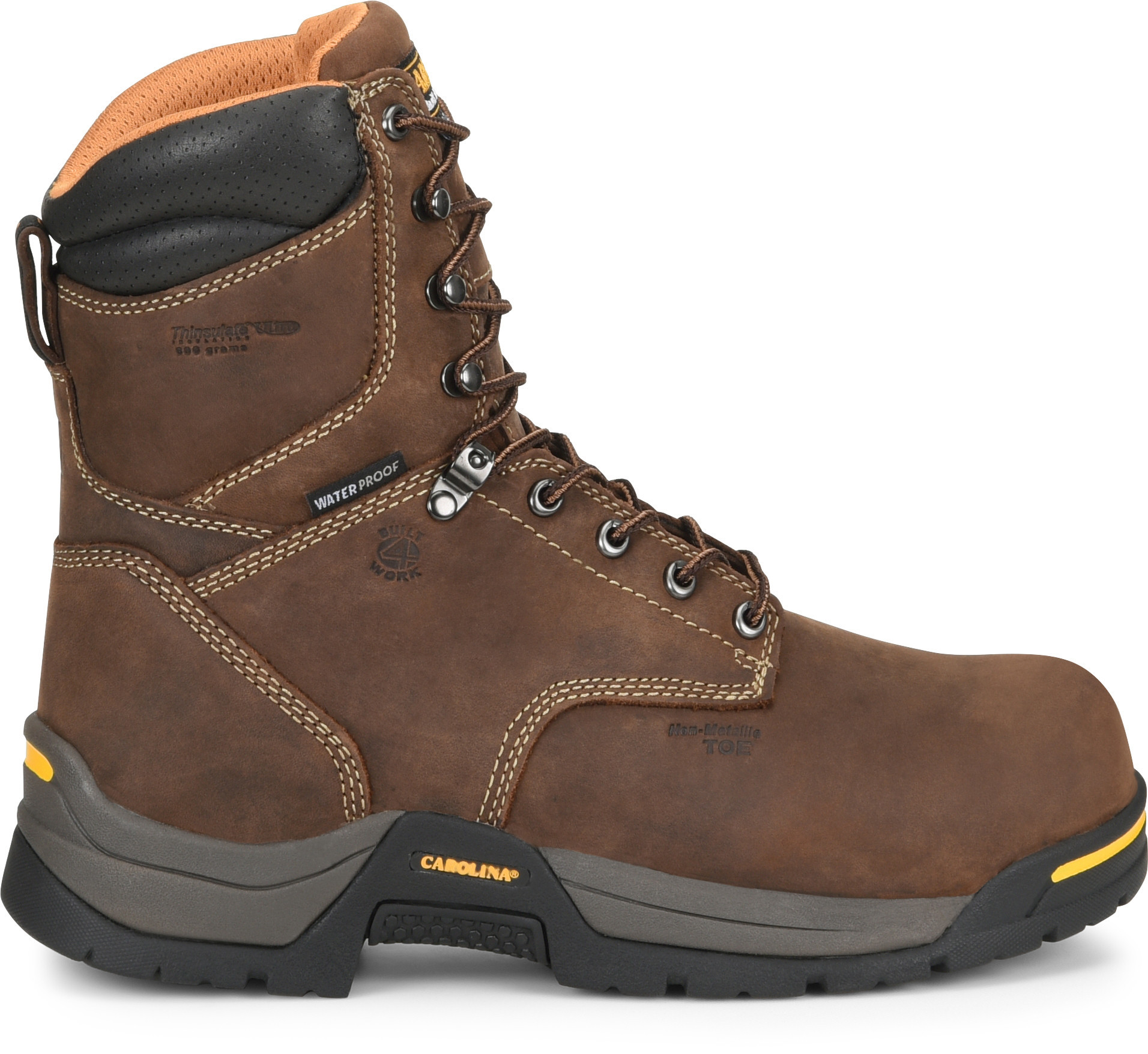 8 inch insulated work boots best sale