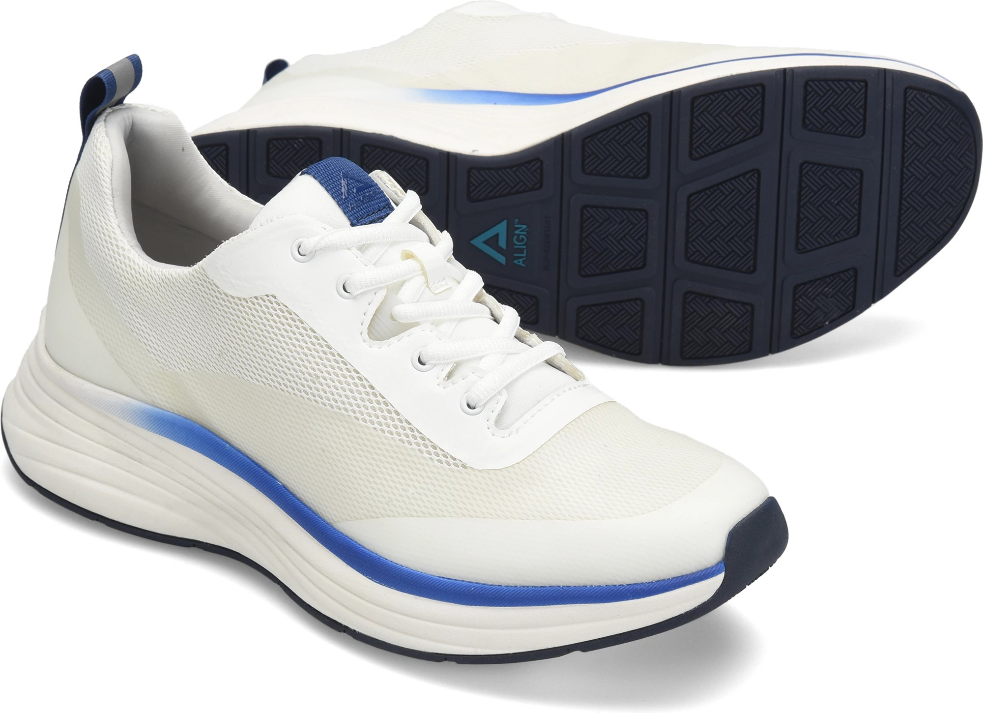 White sneakers arch on sale support