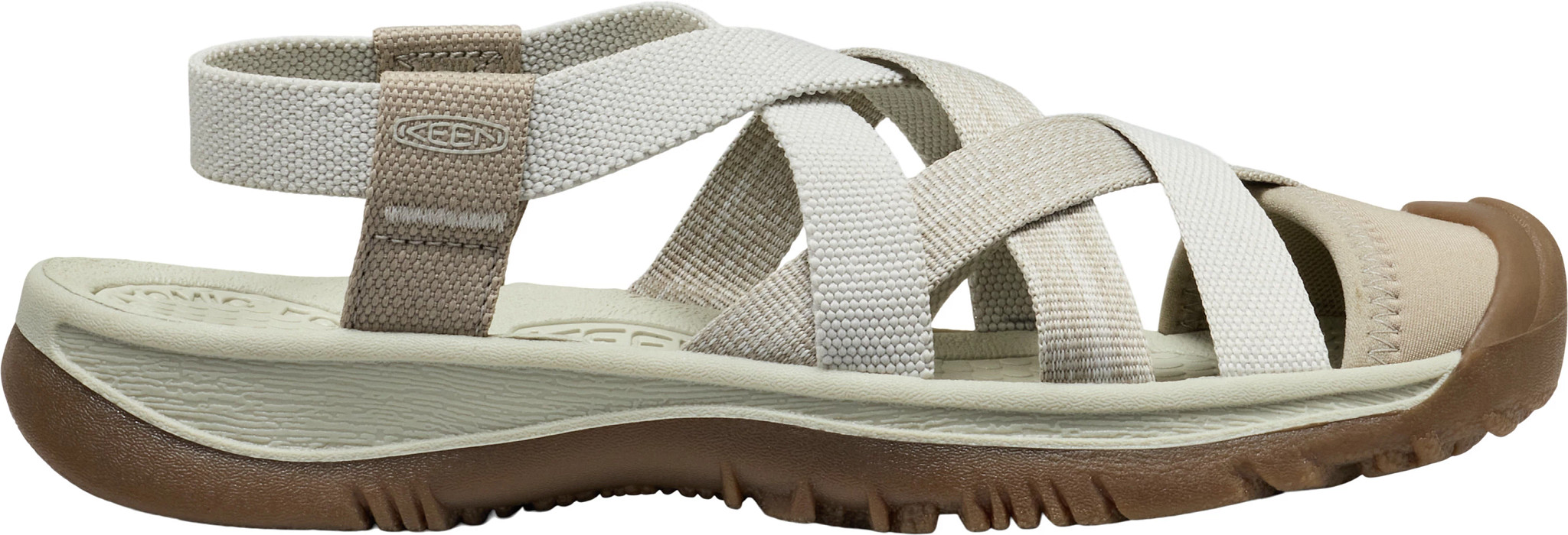 Women's Keen Whisper Lattice shown in Taupe/Silver Birch (Grey)