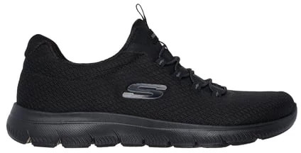 Women's Skechers Summits Summer Blush shown in Black (Black)