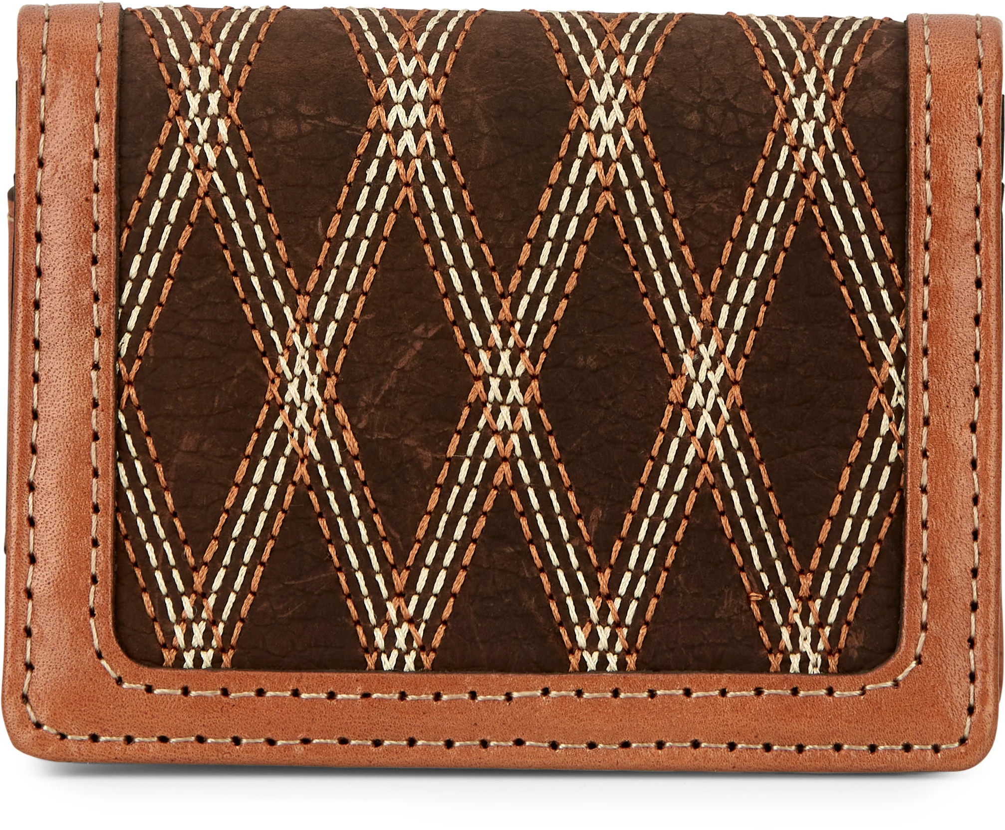 Justin Western Mens Wallet Trifold Leather Brown 1920568W3 
