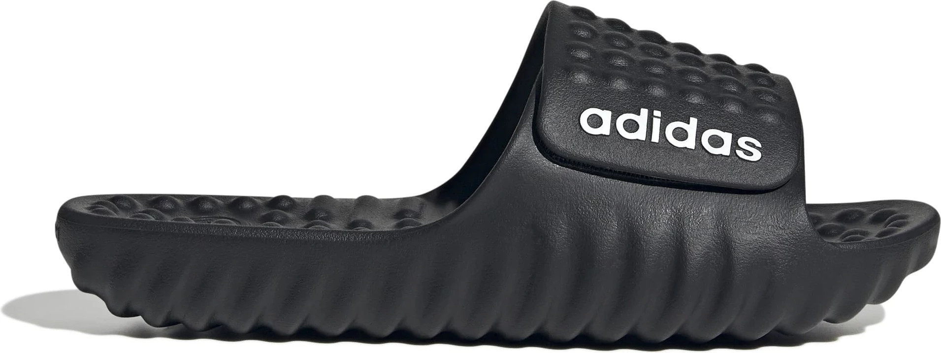 Men's Adidas Addisage 360 Slide shown in Black (Black)