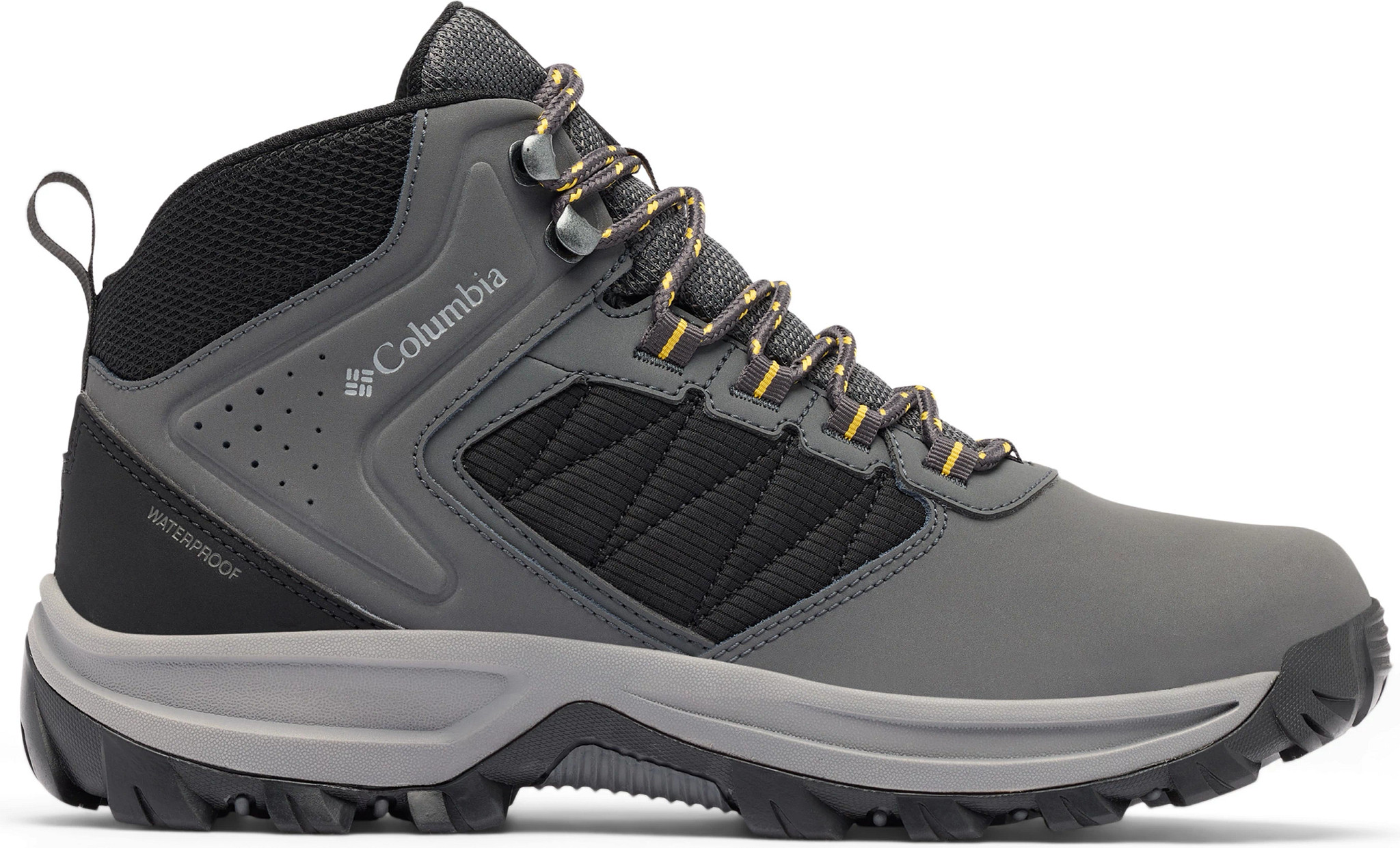Men's Columbia Transverse Waterproof Hiker shown in Dark Gray (Grey)