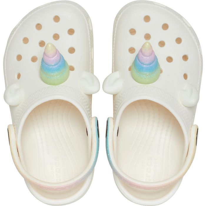 Toddler Girl's Crocs Classic I Am Rainbow Unicorn Clog Super Shoes