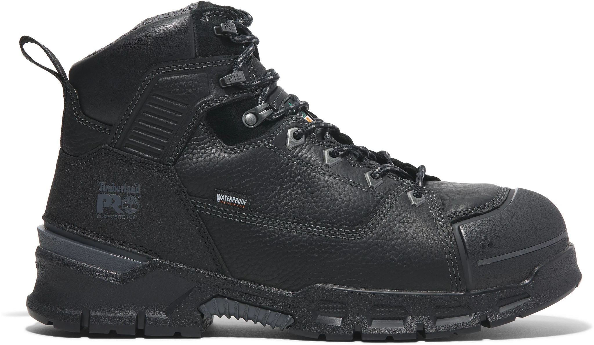 Men's Timberland Pro  6 Inch Ev Waterproof Composite Toe Eh Endurance shown in Black (Black)