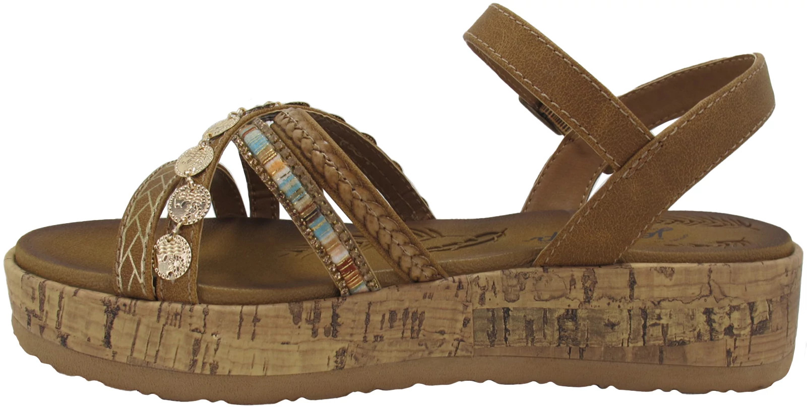 【PORTERNA】Happy Pope Sandals Amazon.com | CUSHIONAIRE Women's Poppy fisherman platform