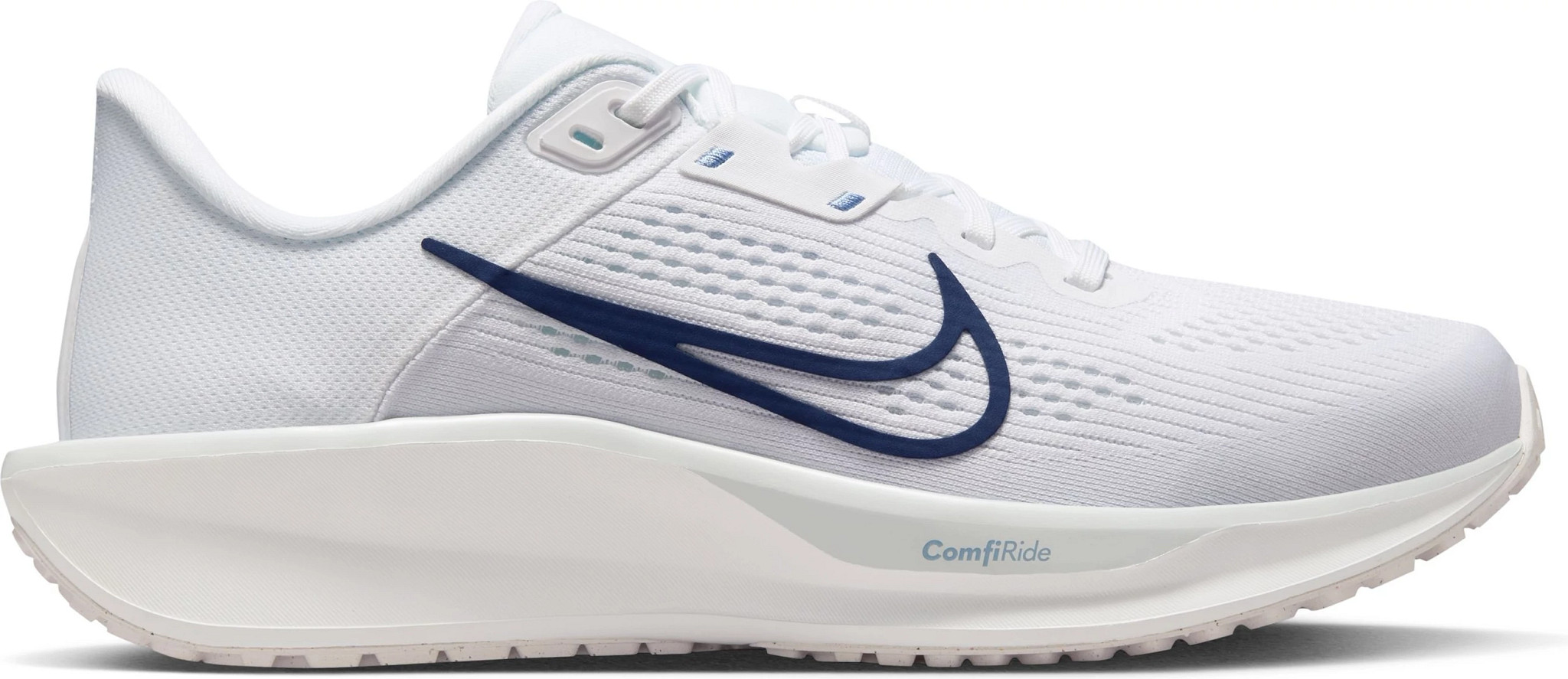 Women's Nike Quest 6 Runner shown in White/Blue Void/ Pearl (White)