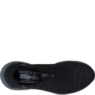Skechers Edgeride Commissioner Slip-ins Sneaker, Men, 9, Black Skechers Edgeride Commissioner Slip-ins Sneaker, Men, 9, Black