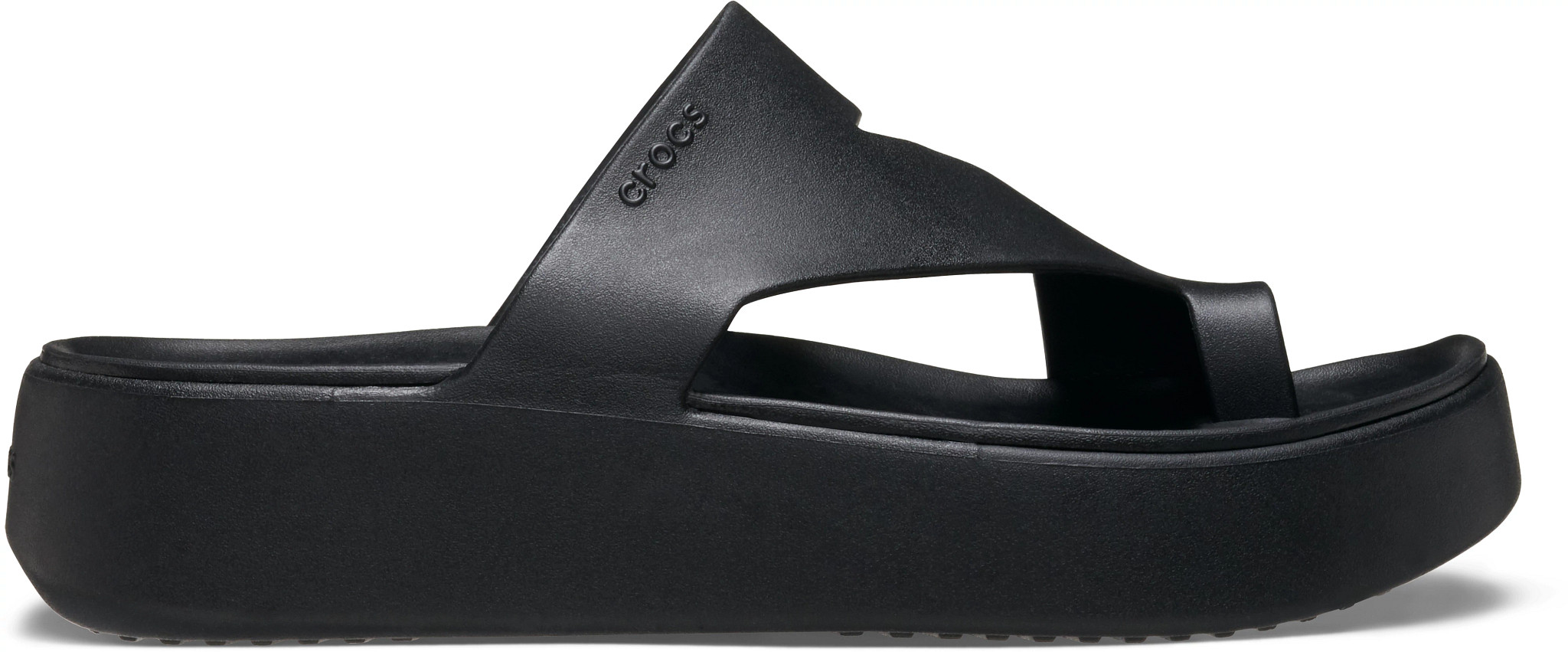 Women's Crocs Getaway shown in Black (Black)