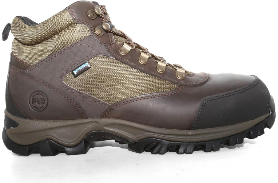 Men's Timberland Pro Steel Toe Waterproof Keele shown in Brown (Brown)