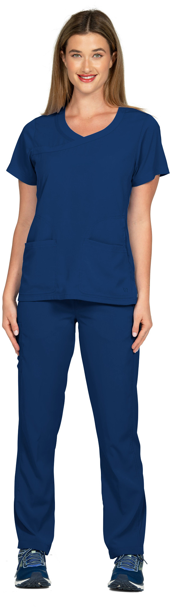Women's Willow Brook Shelby Y Neck shown on model 