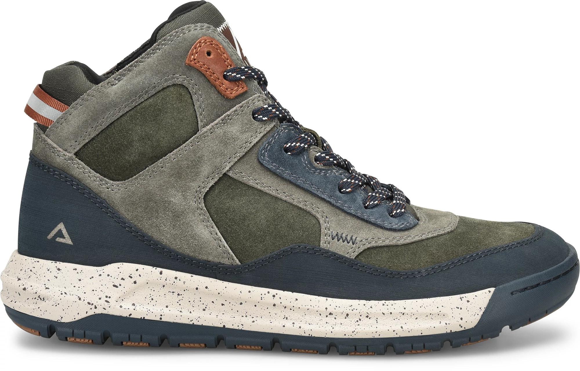 Enzo Hightop Sneakers se muestra en la Pine/Navy (Azul)