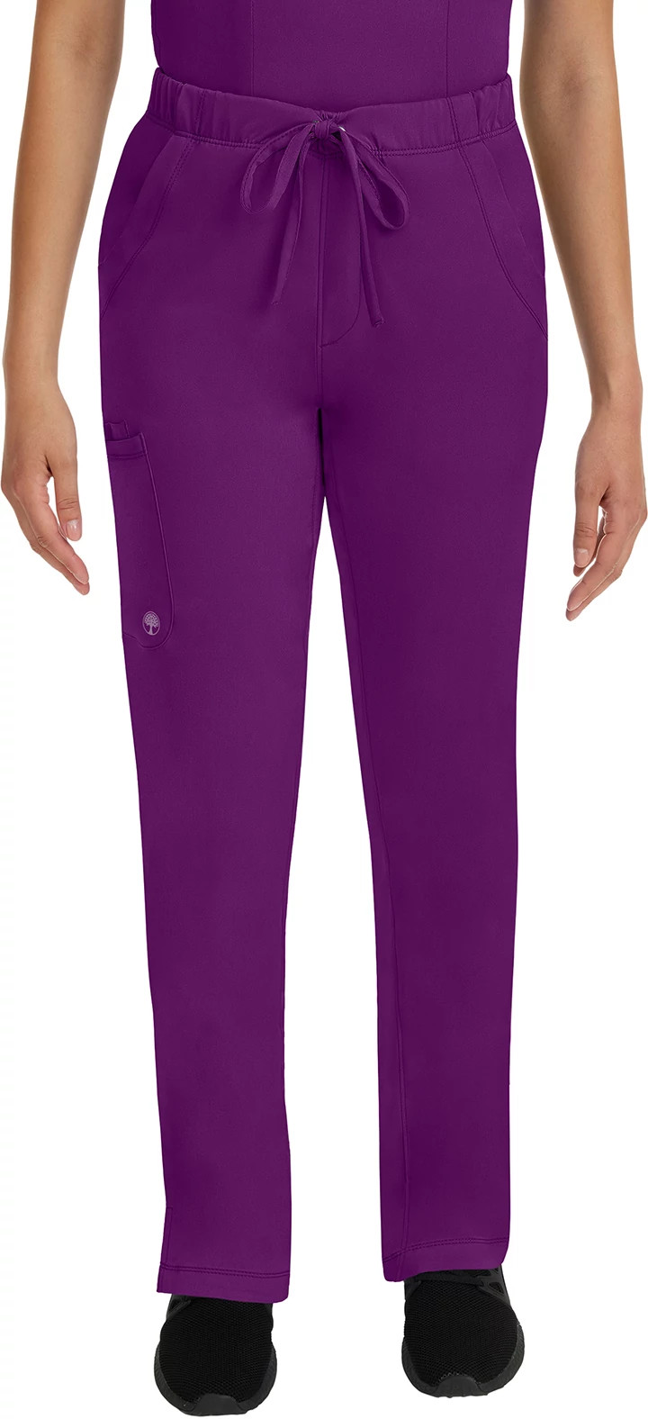 Women's Healing Hands HH Works Rebecca Pant Petite shown in Eggplant (Purple)