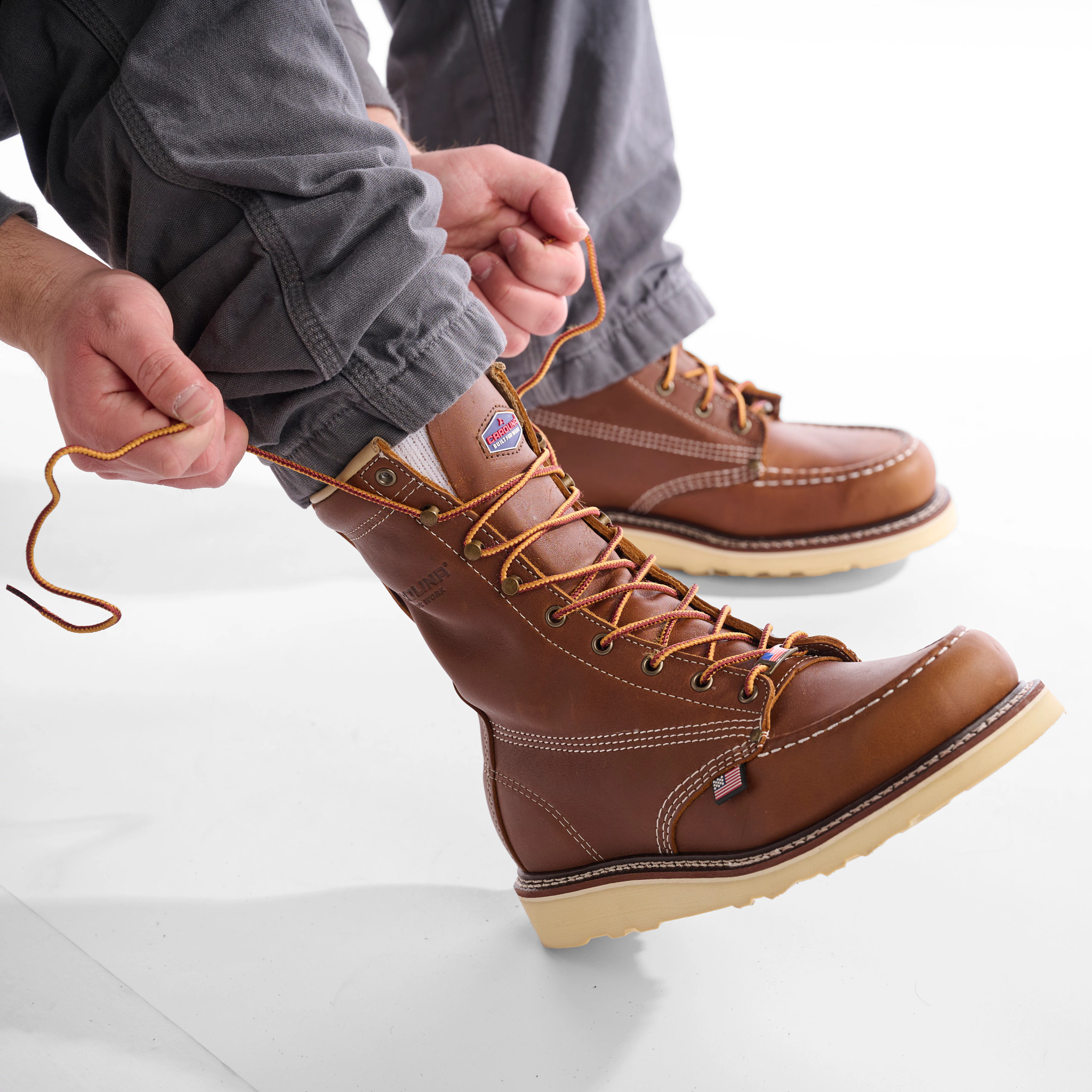 Amp 8" Soft Toe shown on model 