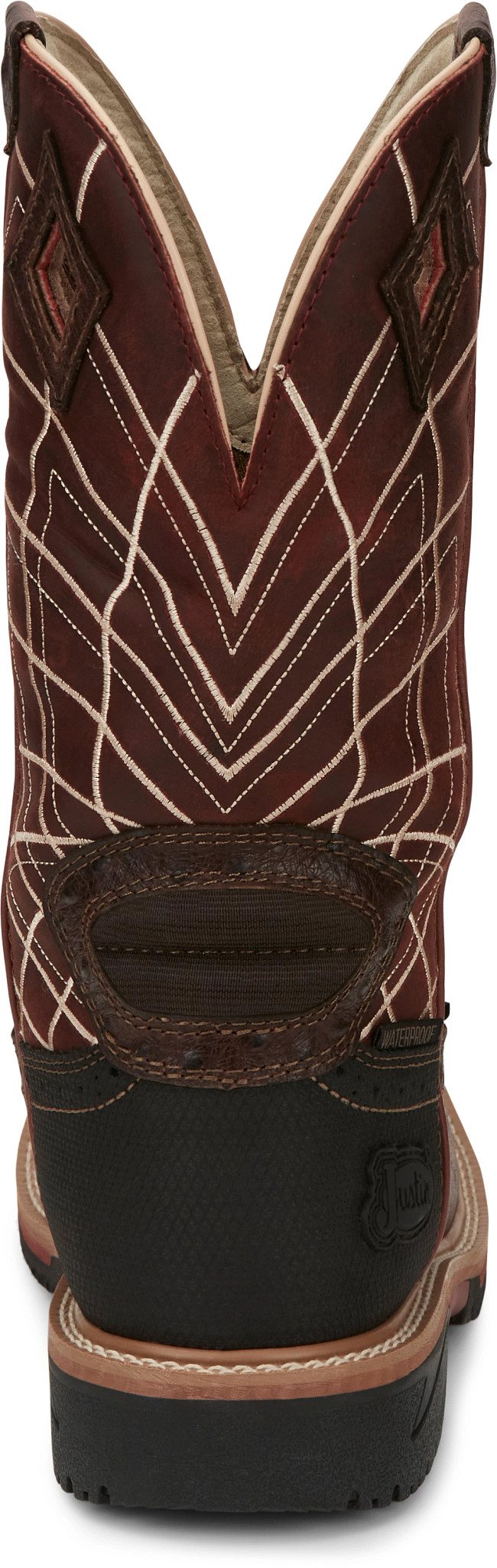 Derrickman 12" Waterproof Comp Toe Justin Boots