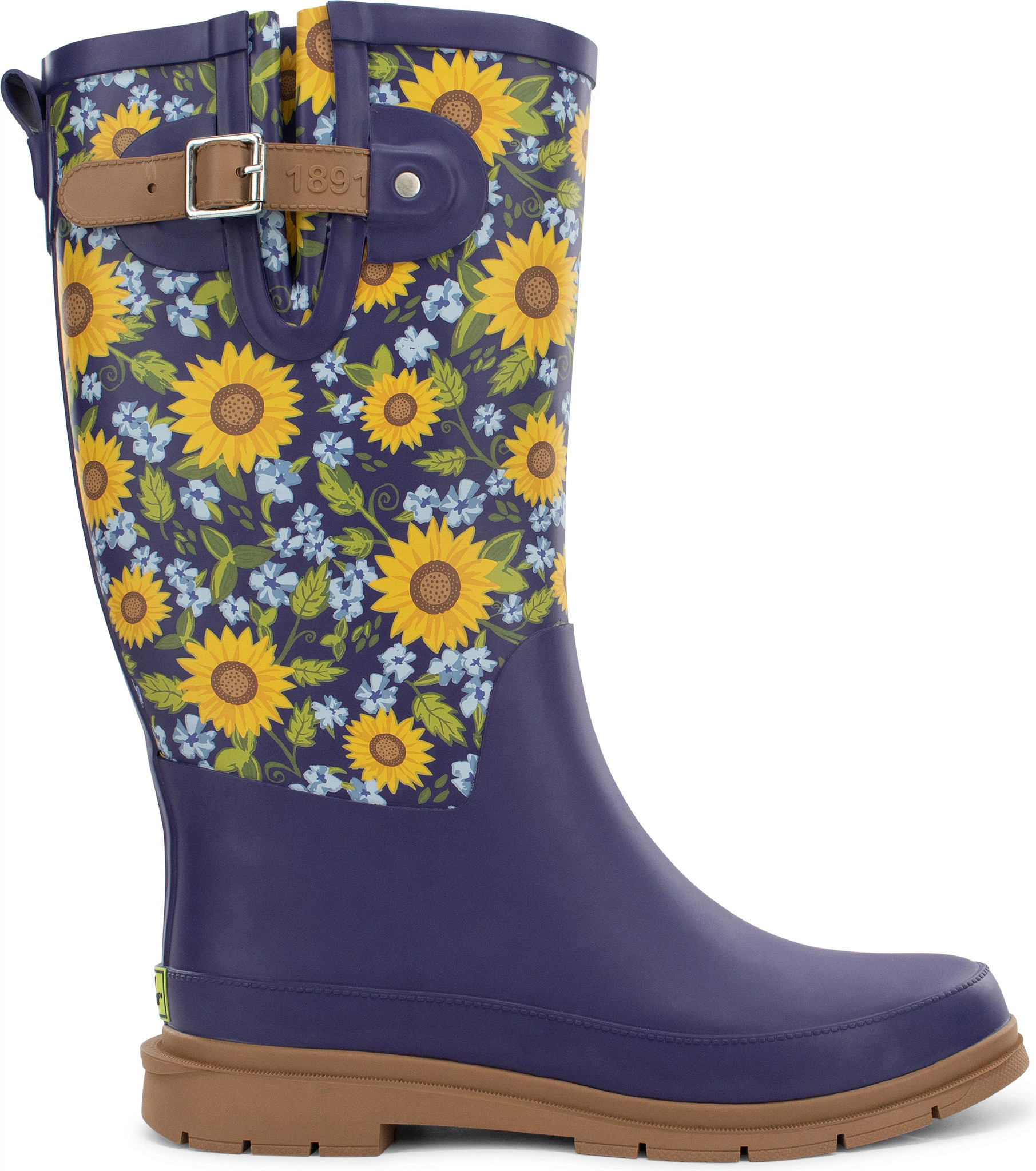 Women's Western Chief Countryside Rain Boot shown in Navy/Yellow/Multi (Prints)