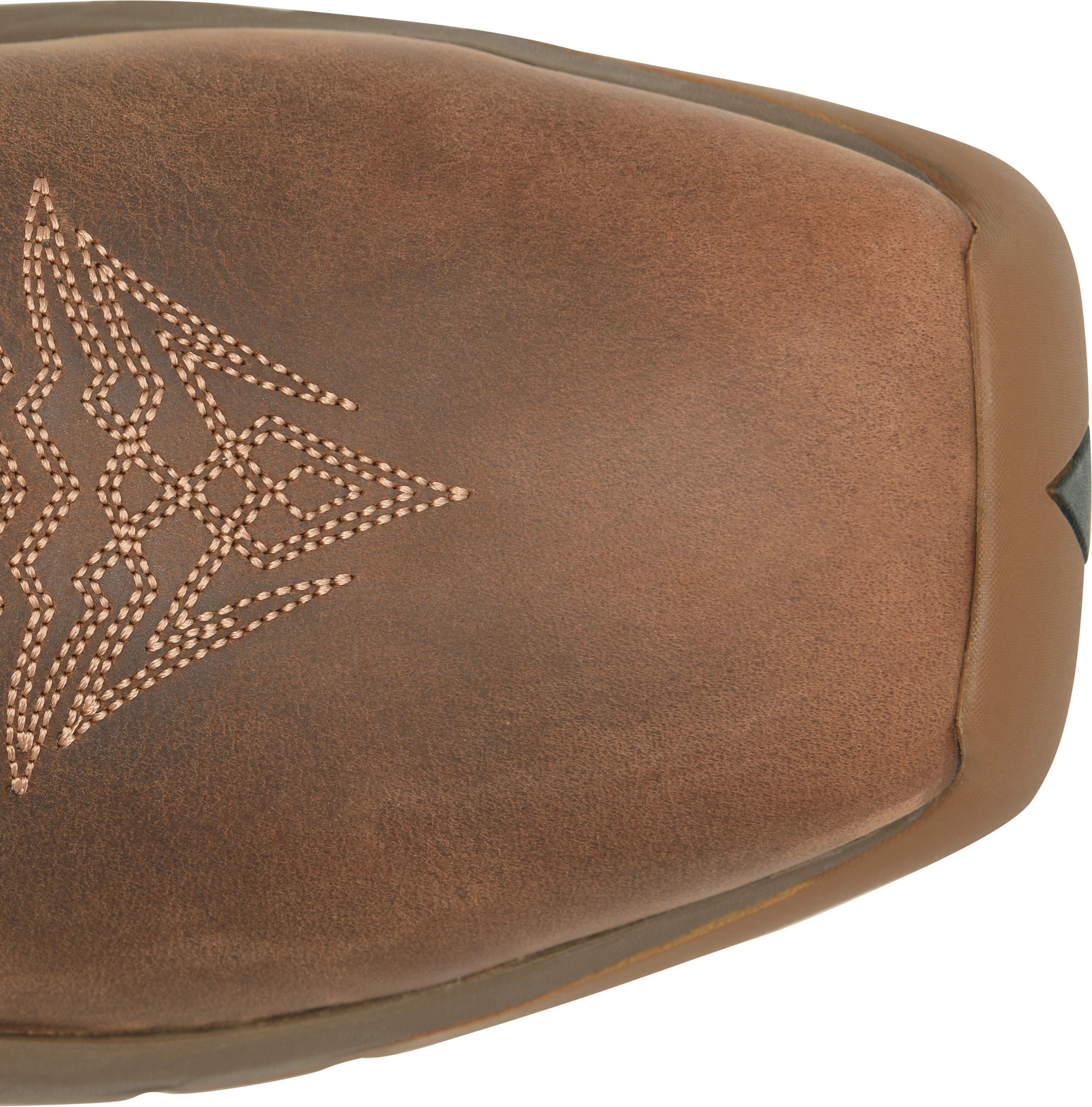 Men's Phantom Rider 11 Inch Waterproof Comp Toe Burntail shown on model 