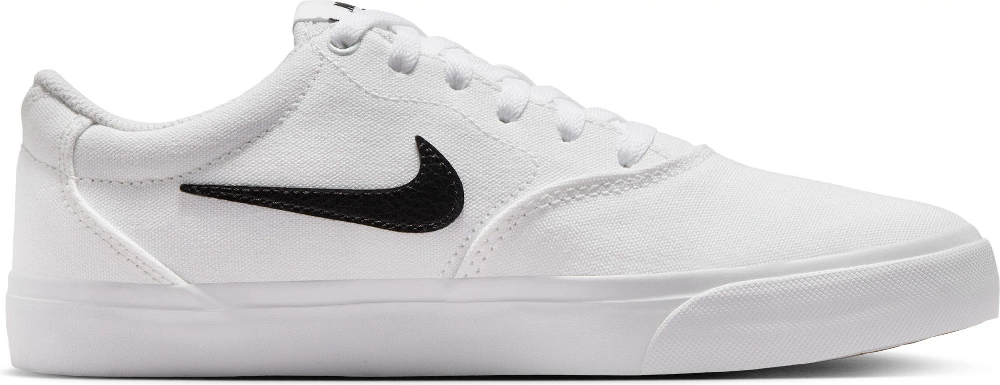 Women's Nike Charge Canvas Cvo shown in White/Black (White)