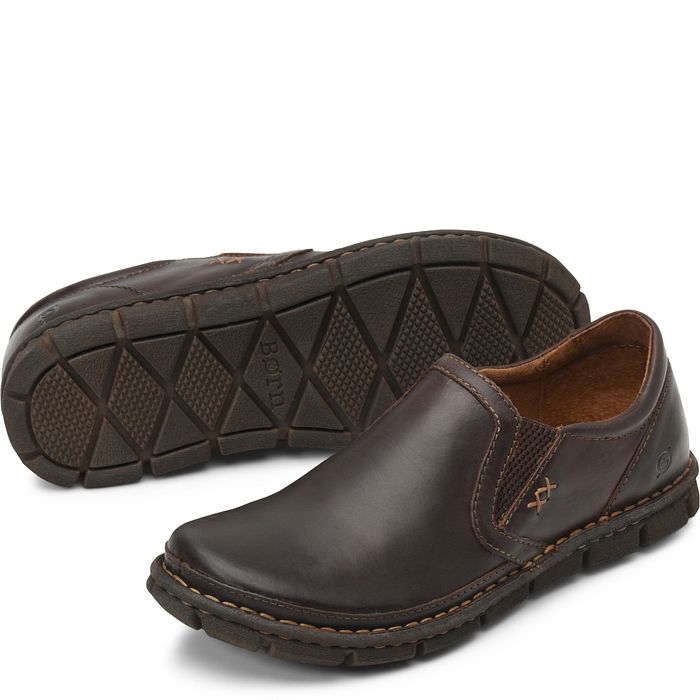BORN Men's Sawyer Black Slip-ons 8 M : : Clothing, Shoes &  Accessories