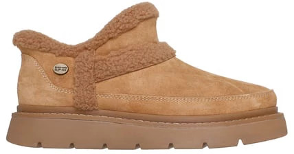 Women's Skechers Slip-Ins Bobs Keepsakes Lite Winter Snug shown in Chestnut (Brown)