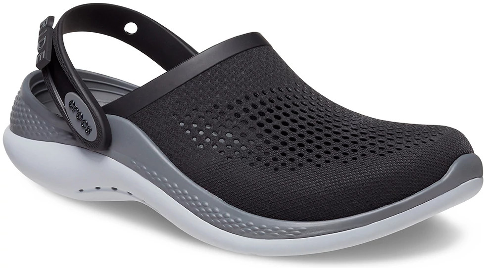 Black crocs fashion literide