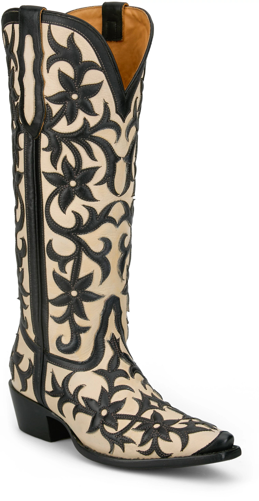 Camila 15" Western  shown in Black / Bone (Multicolor)