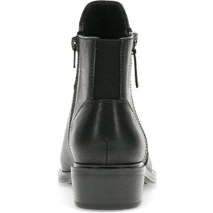Baretraps Women's Covina Ankle Boots - Chunky Heel Zip-Up Booties With Cushioned Insole