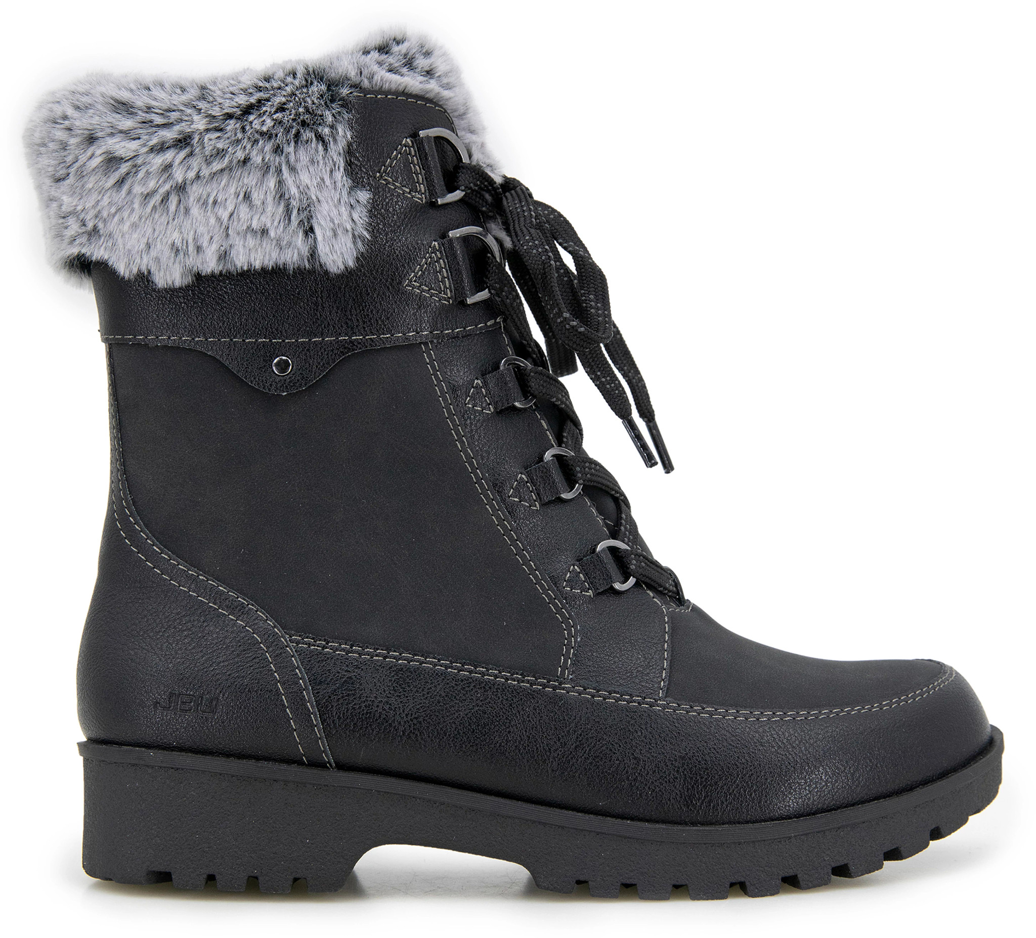 Women's Jbu Waterproof Antonio shown in Black (Black)