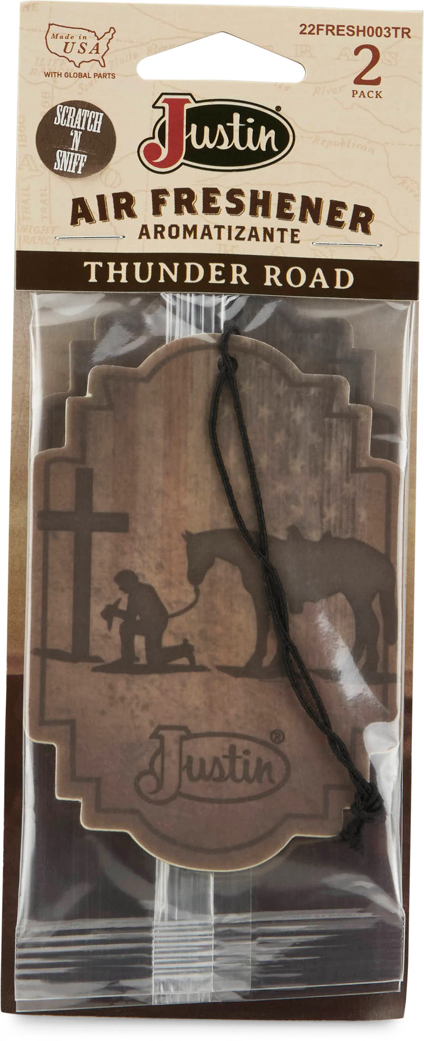 Auto Air Freshner shown in Brown (Brown)