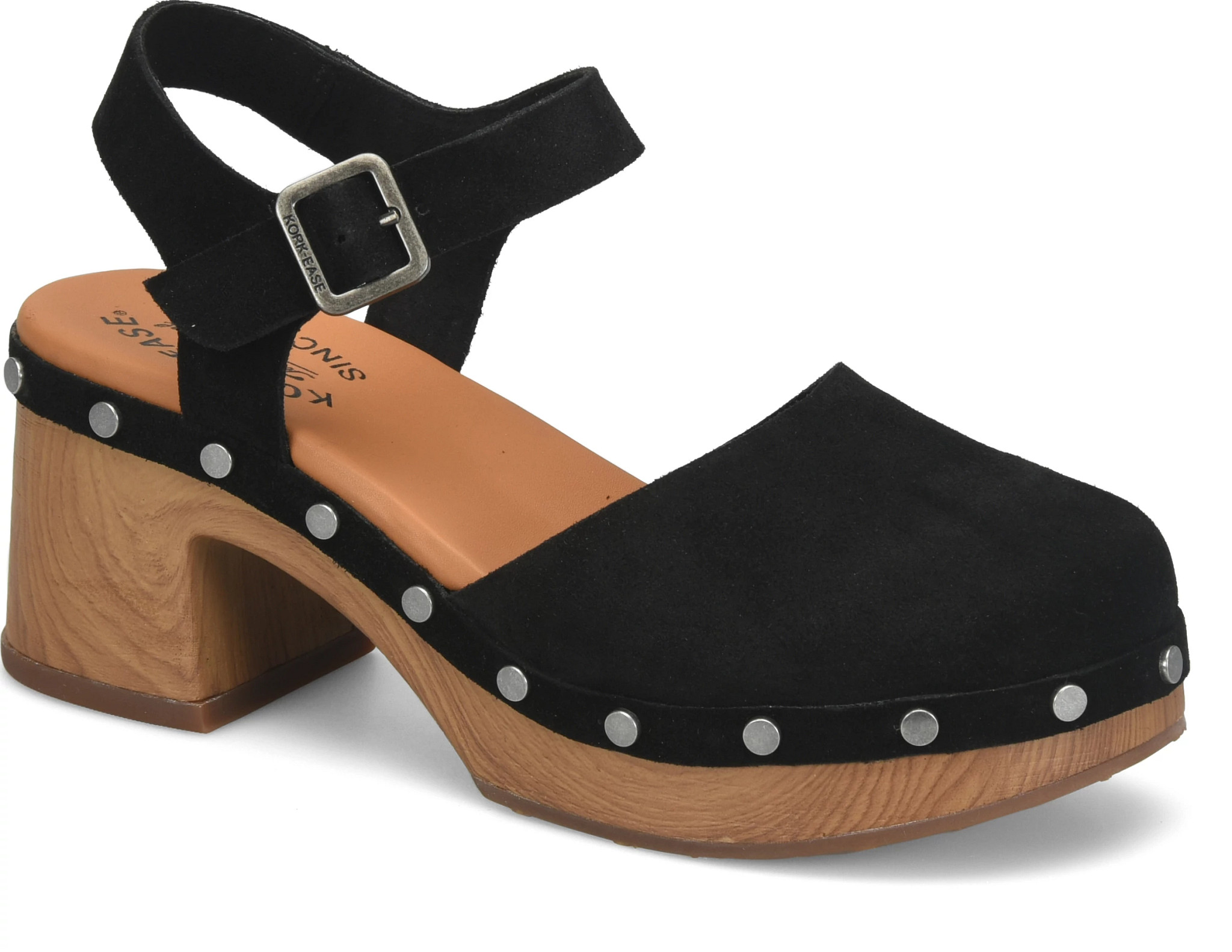 Tribeca shown in Black Suede (Black)