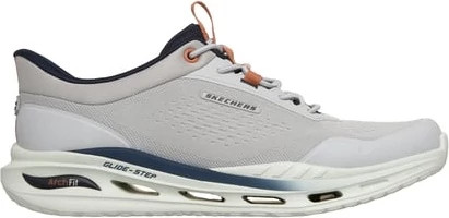 Men's Skechers Slip-Ins Arch Fit Orvan Hunter shown in Light Gray (Grey)