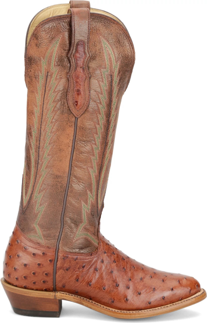 Women's Tony Lama Quintana 15" Western shown in Cognac (Brown)