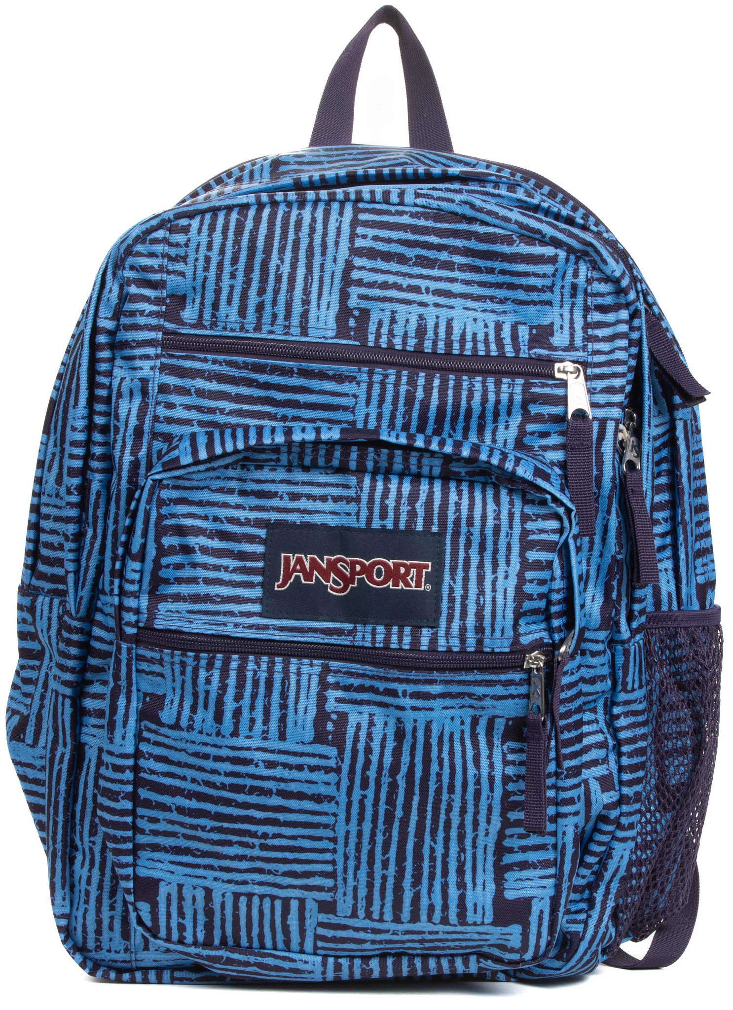 Unisex Jansport Big Student 2100ci Backpack shown in Threaded Blue (Blue)