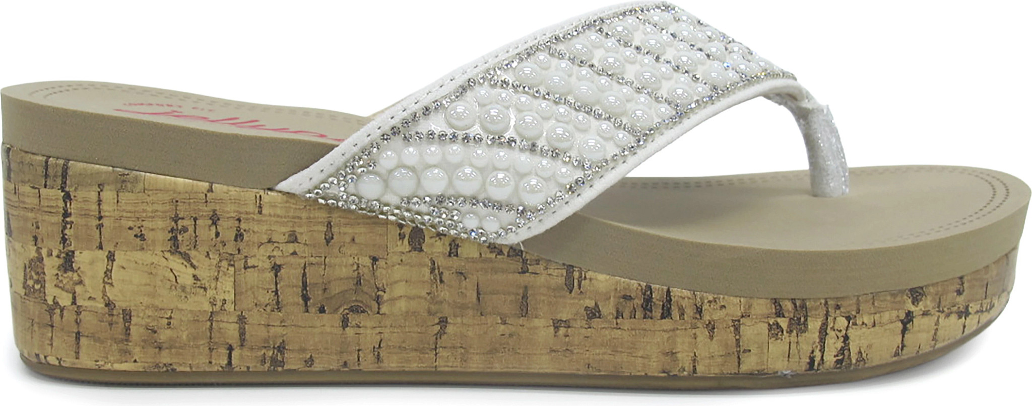 Women's Jellypop Lovat shown in Bone Multi (Off White)